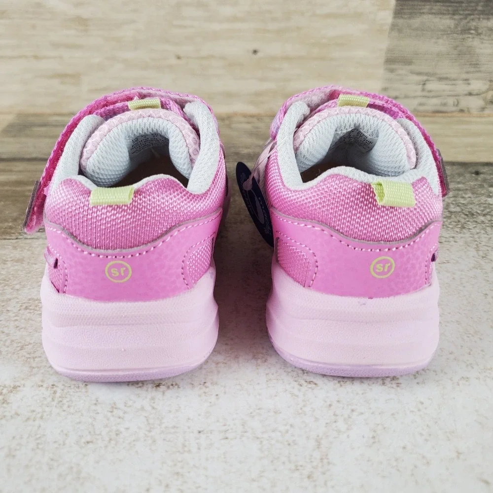 Stride Rite Made2Play Player Toddler Shoes Sz 5 M Pink Multi Mesh Sneakers